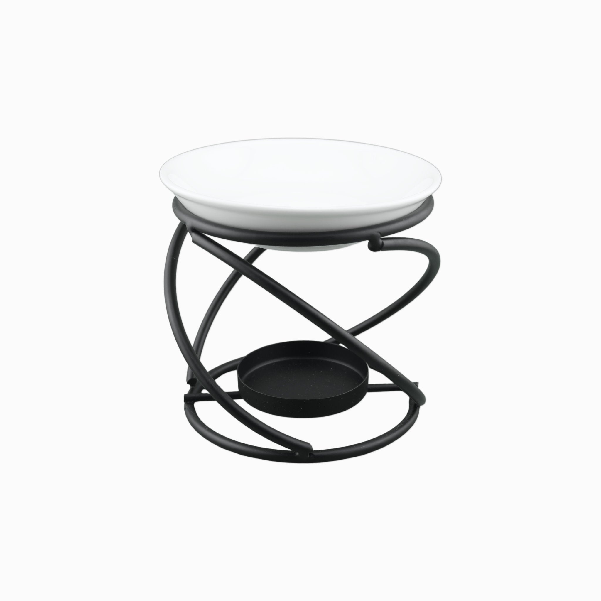 Καυστήρας για Wax Melts με Μεταλλική Βάση “Καμπύλες“